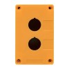 Корпус КП102 2 кнопки пластик. желт. EKF cpb-102-o