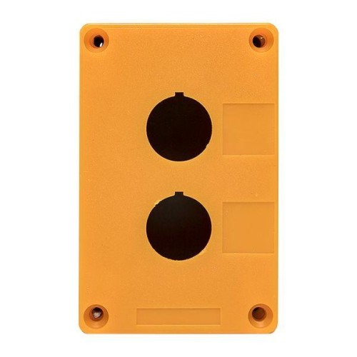 Корпус КП102 2 кнопки пластик. желт. EKF cpb-102-o