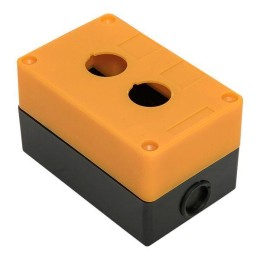 Корпус КП102 2 кнопки пластик. желт. EKF cpb-102-o