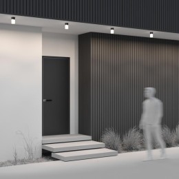 Светильник Willis 1х60Вт E27 IP54 потолочн. Maytoni O418CL-01B