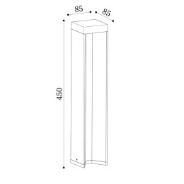 Светильник Essen 9Вт 4000К IP54 ландшафтный Maytoni O596FL-L9GR4K