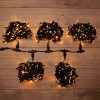 Гирлянда светодиодная "LED ClipLight" 5 нитей х20м 665LED желт. 50Вт 24В IP65 эффект мерцания flashi