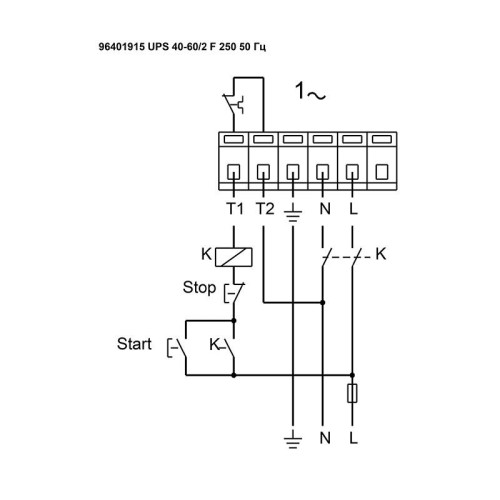 Насос циркуляционный GRUNDFOS UPS 40-60-2 F (1х230В) Grundfos НС-0027488
