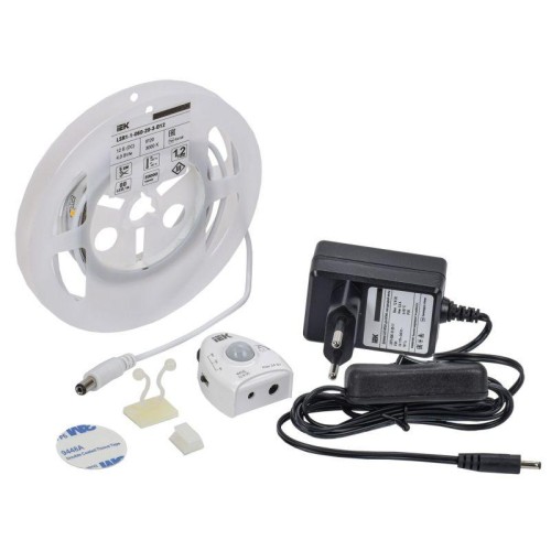 Комплект светодиодной подсветки "Сделай сам" DIY (лента LED 1.2м LSR-2835WW60-4.8-IP20-12В + драйвер