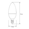 Лампа светодиодная Свеча 10Вт E14 4500К 220-240В ПРОМО LED-C35-10W-E14-4K Ergolux 14545