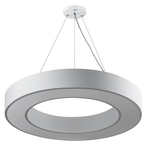 Светильник светодиодный Geometria Ring SPO-134-W-40K-056 56Вт 4000К 4200Лм IP40 800х80 бел. подвесно