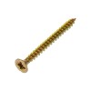 Саморез универсальный 3.5х40 желт. цинк (уп.200шт) Kranz KR-01-3311-006