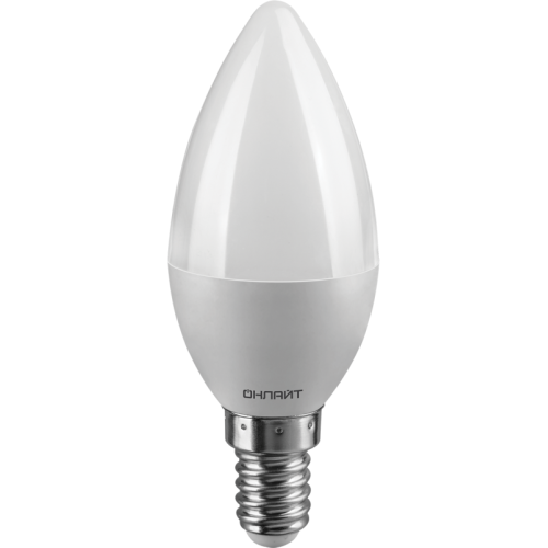 Лампа светодиодная 71 632 OLL-C37-8-230-2.7K-E14-FR 8Вт свеча 2700К тепл. бел. E14 560лм 176-264В ОН