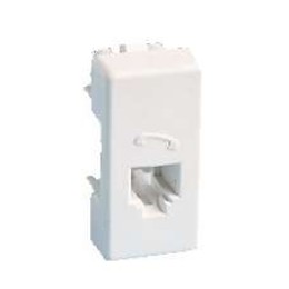 Розетка телефонная Simon 27 RJ12 6 контакт. узкий модуль механизм сл. кость Simon 27481-31