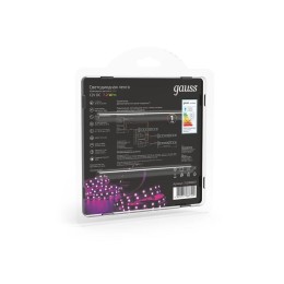 Лента светодиодная Black 5050/30-SMD 7.2Вт/м RGB IP20 330лм/м 12В (блист.5м) GAUSS 312000407