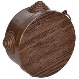 Коробка распаячная ОП КМ d65х40 IP54 4 ввода дуб IEK UKO21-065-040-000-K24-54