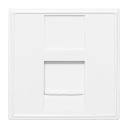 Розетка RJ45 категории 6 (ширина 2 модуля) EKF E2MK016-135-10