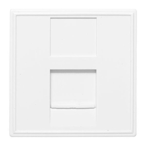 Розетка RJ45 категории 6 (ширина 2 модуля) EKF E2MK016-135-10