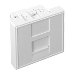 Розетка RJ45 категории 6 (ширина 2 модуля) EKF E2MK016-135-10