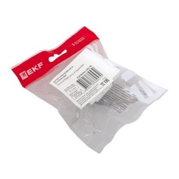 Розетка RJ45 категории 6 (ширина 2 модуля) EKF E2MK016-135-10