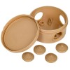 Коробка распаячная ОП КМ d85х40 IP54 4 ввода сосна IEK UKO21-085-040-000-K34-54
