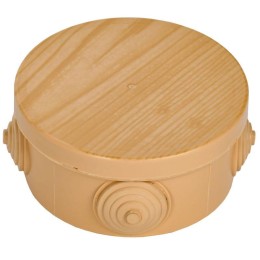 Коробка распаячная ОП КМ d85х40 IP54 4 ввода сосна IEK UKO21-085-040-000-K34-54