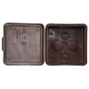Коробка распаячная ОП КМ 65х65х50 IP54 откид. крышка 4 ввода дуб IEK UKO31-065-065-050-K24-54