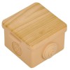 Коробка распаячная ОП КМ 65х65х50 IP54 откид. крышка 4 ввода сосна IEK UKO31-065-065-050-K34-54