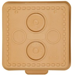 Коробка распаячная ОП КМ 65х65х50 IP54 откид. крышка 4 ввода сосна IEK UKO31-065-065-050-K34-54