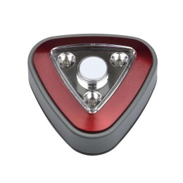 Светильник-ночник DTL-356 Треугольник/Red/3LED/4АА пушлайт питание от 3-х батареек ААА (в комплект н