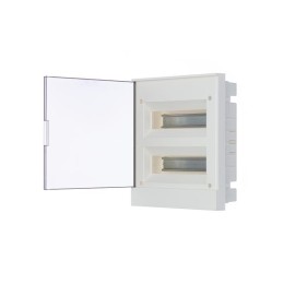 Бокс в нишу Basic E 24М сер. прозр. дверь (с клемм) ABB 1SZR004002A1207