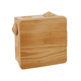 Коробка распаячная ОП КМ 100х100х50 IP54 откид. крышка 8 вводов сосна IEK UKO31-100-100-050-K34-54