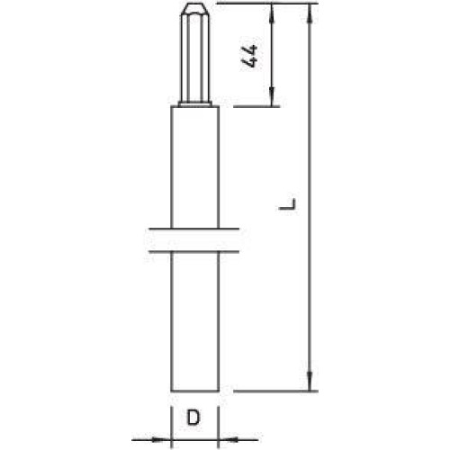 Стержень заземл. оцинк. d20х2000мм 219 20 OMEX FT (дл.2м) OBO 5000203