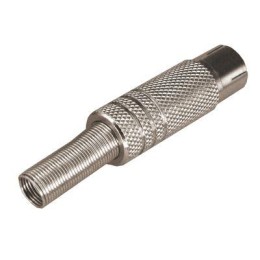 Разъем гнездо TV "Никель" с пружиной (уп.100шт) PROCONNECT 05-2014-4