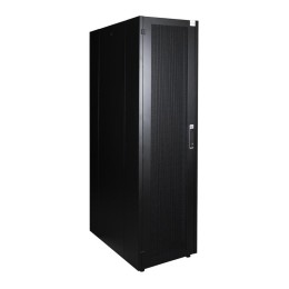 Шкаф напольный 19дюйм 42U 600х1000 перед. дв. перф. задн. стен. перф. черн. Datarex DR-721531