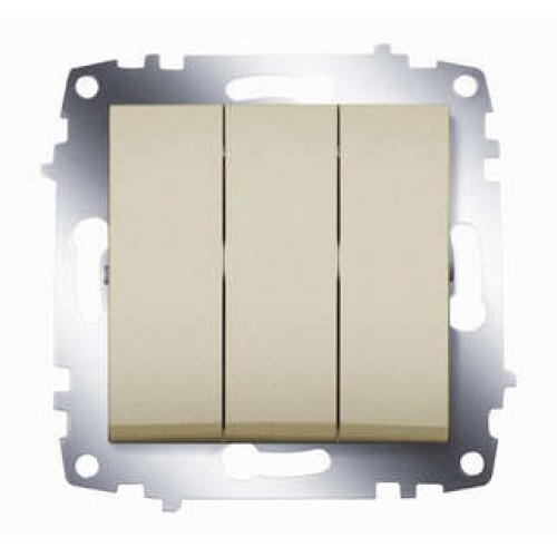 Выключатель 3-кл. СП Cosmo 10А IP20 механизм титаниум ABB 619-011400-254