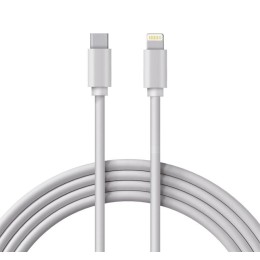 Кабель Type-C-Lightning 2А 1м бел. ПВХ Rexant 18-1898