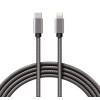 Кабель Type-C-Lightning PD 1м графит нейлон Rexant 18-7054