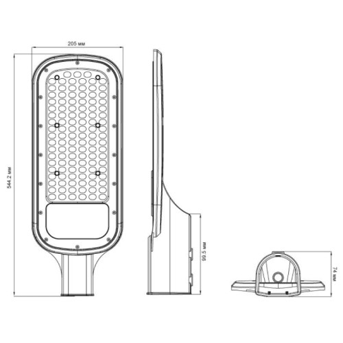 Светильник уличный 150 Вт THL-1015 Ultraflash 14966