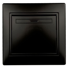 Переключатель промежуточный 1-кл. СП Plano 1-108-05 10А IP20 250В антрацит Intro Б0053823