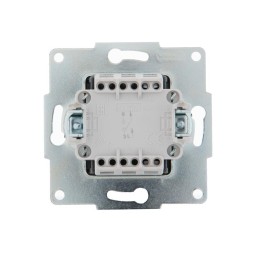 Выключатель 1-кл. 1п СП Karina 10А IP20 механизм черн. бархат LEZARD 707-4288-100