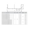 Лоток проволочный 50х400 L3000 3.8мм INOX EKF LP50400-3.8-INOX