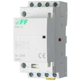 Контактор ST25-31 (3NO+1NC 4Вт 2 модуля монтаж на DIN-рейке 230В AC 25А IP20) F&F EA13.001.008