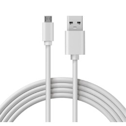 Кабель USB microUSB длинный штекер 1м бел. Rexant 18-4269