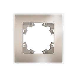 Рамка 1-м Афина стеклянная шампань UNIVersal 2278