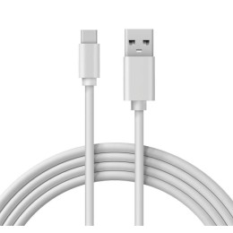 Кабель USB-Type-C 2А 1м бел. ПВХ Rexant 18-1895