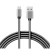 Кабель USB-Type-C 3А 1м графит нейлон Rexant 18-1896