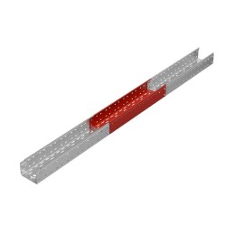 Лоток листовой перфорированный 150х100 L2500 1.2мм "Быстрый монтаж ПЛЮС" LPplus100-150-1.2-2500 INOX