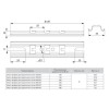 Профиль Омега для проволочного лотка осн.150 нерж. сталь INOX EKF ompp150-INOX