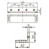 Крепление L-образ. L-кронштейн для EMC 400 AH dormakaba 269896