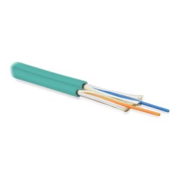 Кабель FO-D3-IN-503-2-LSZH-AQ волоконно-оптический 50/­125 (OM3) многом. 2 волокна duplex zip-cord п