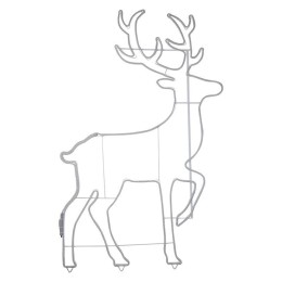 Фигура светодиодная "Сказочный олень" 140х93см 1680LED бел. 90Вт IP65 гибкий неон Neon-Night 501-314