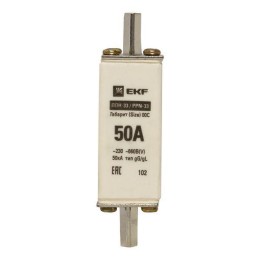 Вставка плавкая ППН-33 100/50А 50кА габарит 00C PROxima EKF fus-33/100/50