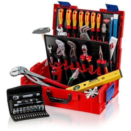 Чемодан инструментальный для сантехники (52 предмета) Knipex KN-002119LBS