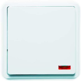Выключатель СП Бэлла 2.5А IP20 С12.5-003 с ДУ бел. Кунцево 5803
